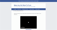 Desktop Screenshot of makeanygirlwanttofuck.net