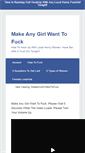 Mobile Screenshot of makeanygirlwanttofuck.net